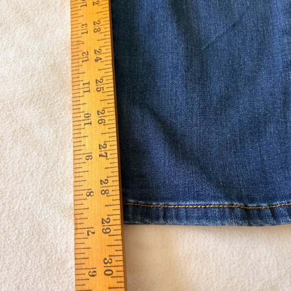 Judy Blue Jeans Dark Wash Straight Fit Stretch Y2K Preppy Classic Size 11/30 - Picture 10 of 12